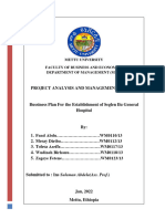 Hospital Bussiness Plan