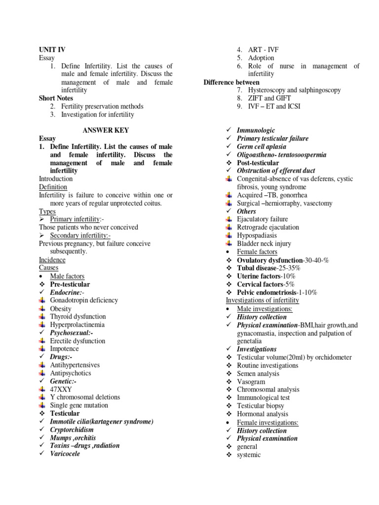 Infertility Investigation and Management | PDF | Infertility | Public ...