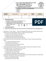 Soal PTS Agama Kristen Kls 6 2023-2024