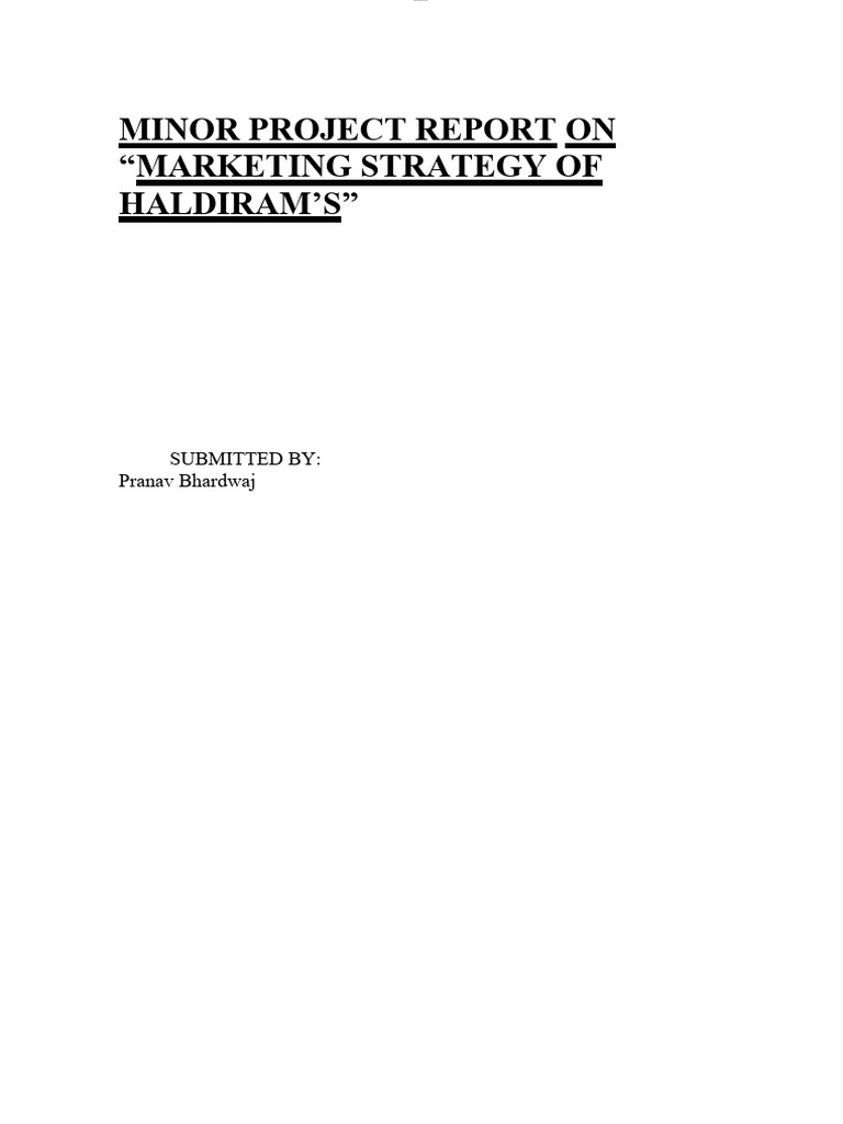 haldiram-project-report-pdf