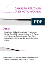 Pengawasan Perizinan Berusaha Di Kota Manado