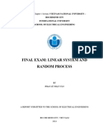 Linear System and Random Process Final PhanLeNhatTan MEEIU23007