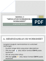 Modul 3 Mengatur Workbook & Worksheet