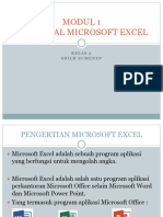 Modul 1 Mengenal Microsoft Excel