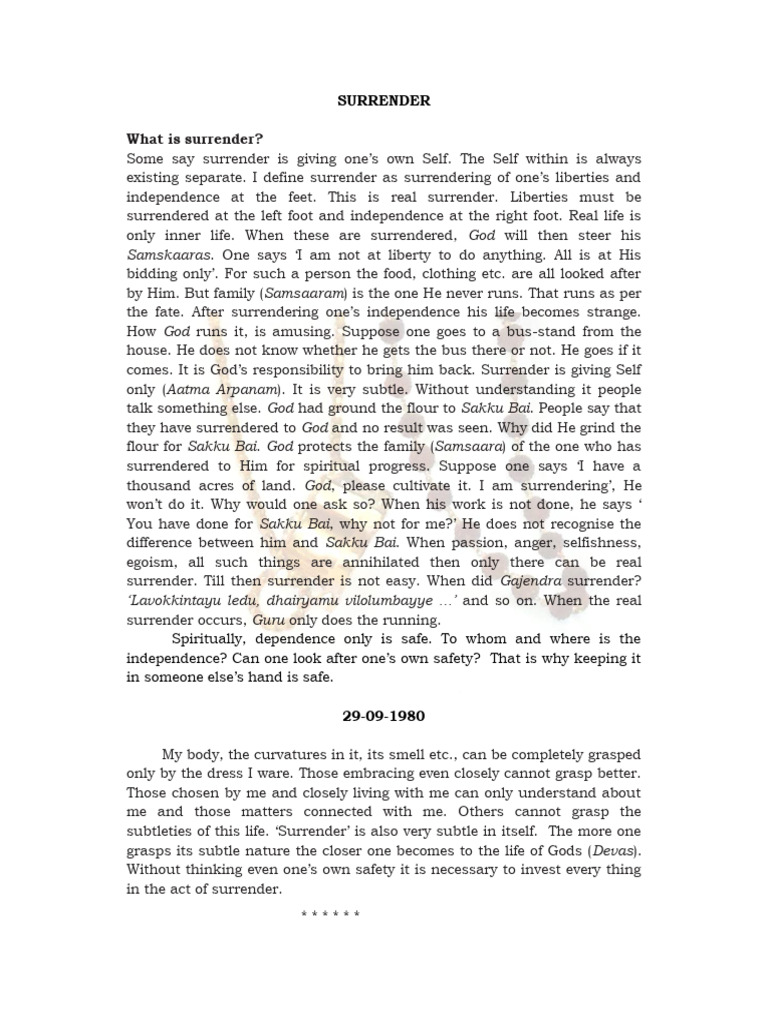 Surrender 1980 | PDF