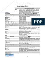 Mental Status Exam - MTM Services