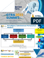 Kebijakan Penunjukan Batas GTRA Summit
