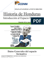 Historia de Honduras - Presentación Del Espacio Formativo