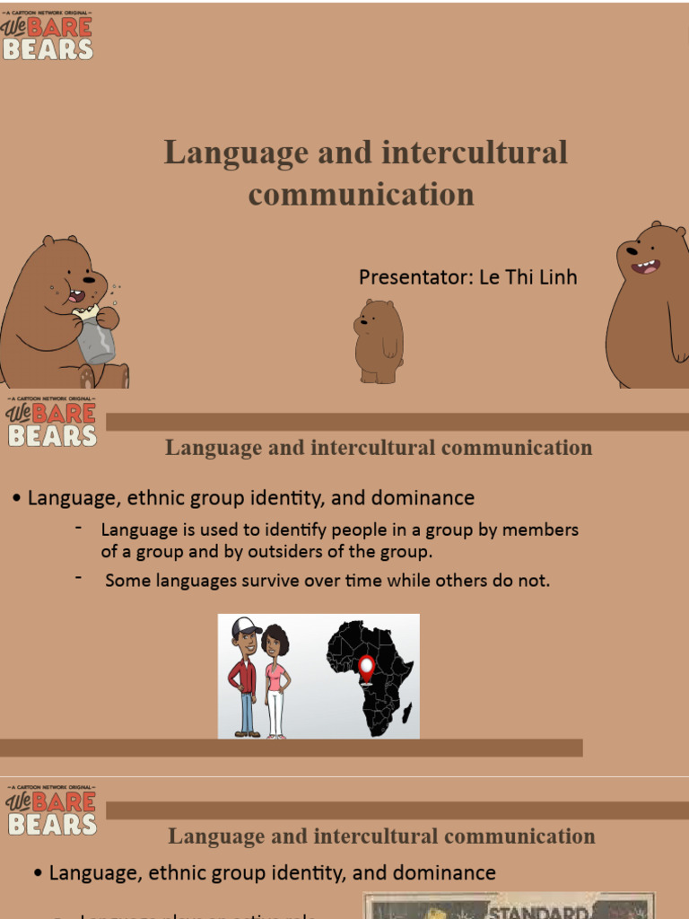 Language and Intercultural Communication PDF Dialect Jargon