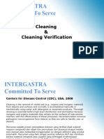 Cleaning & Cleaning Verification