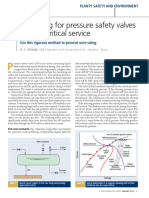 Designing For Pressure Safety Valves in Supercritical Service