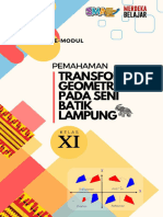 E-Modul Transformasi Geometri Pada Seni Batik Lampung