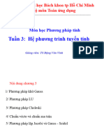 Chương 2 - Hệ phương trình tuyến tính