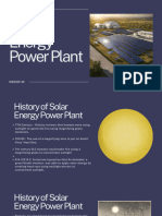 Solar Energy Powerplant