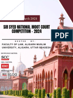 24th Feb - 2nd March 2024: Sir Syed National Moot Court Competition - 2024