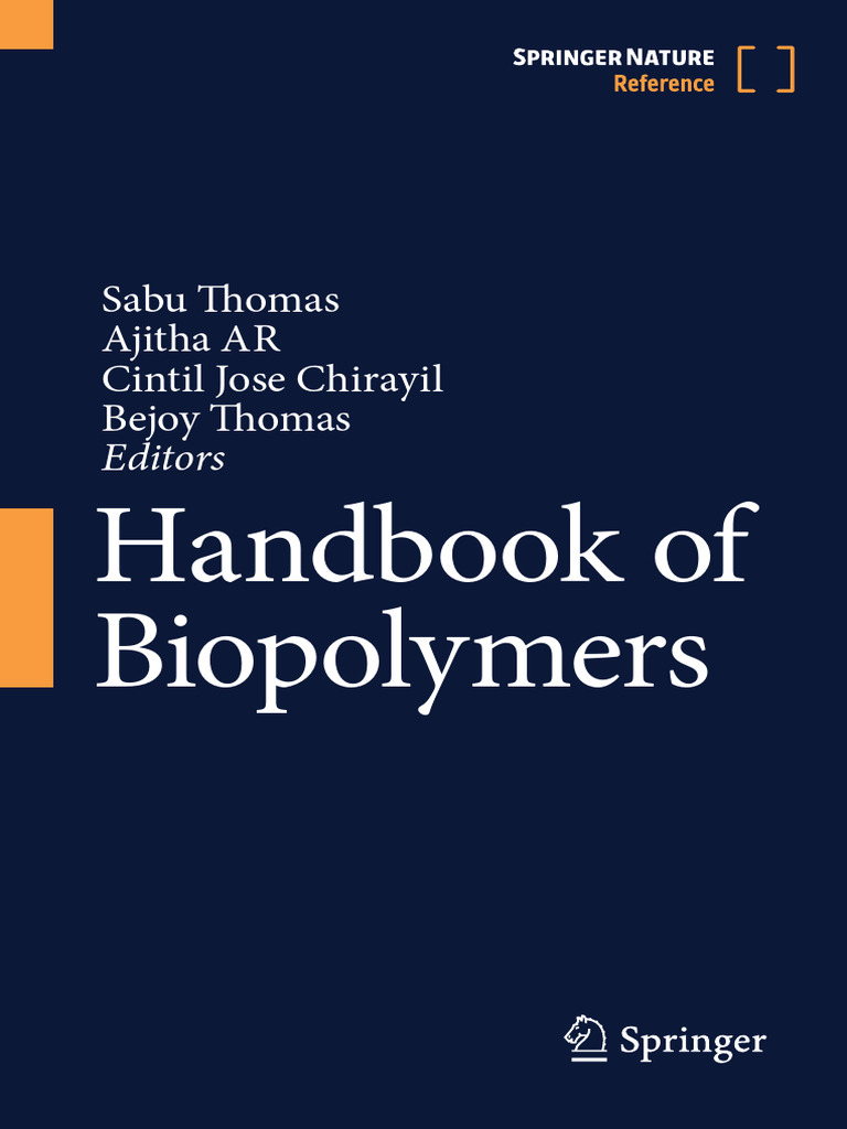 Handbook of Biopolymers-Sabu Thomas | PDF | Plastic | Biopolymer