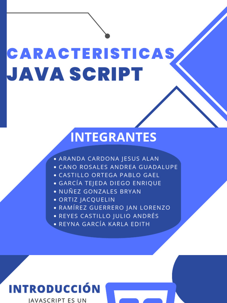 Caracteristicas de Javascript | PDF | Lenguaje de programación | Script ...