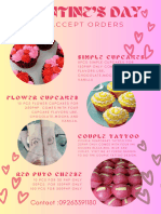 Pink Curly Heart Valentine's Day Dessert Menu - 20240124 - 184734 - 0000