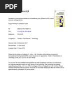 Simulation of Food Drying Processes by Computational Fluid Dynamics (CFD) Recent Advances and Approaches