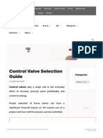 Control Valve Selection Guide - Valve Selection - Valve Handbook