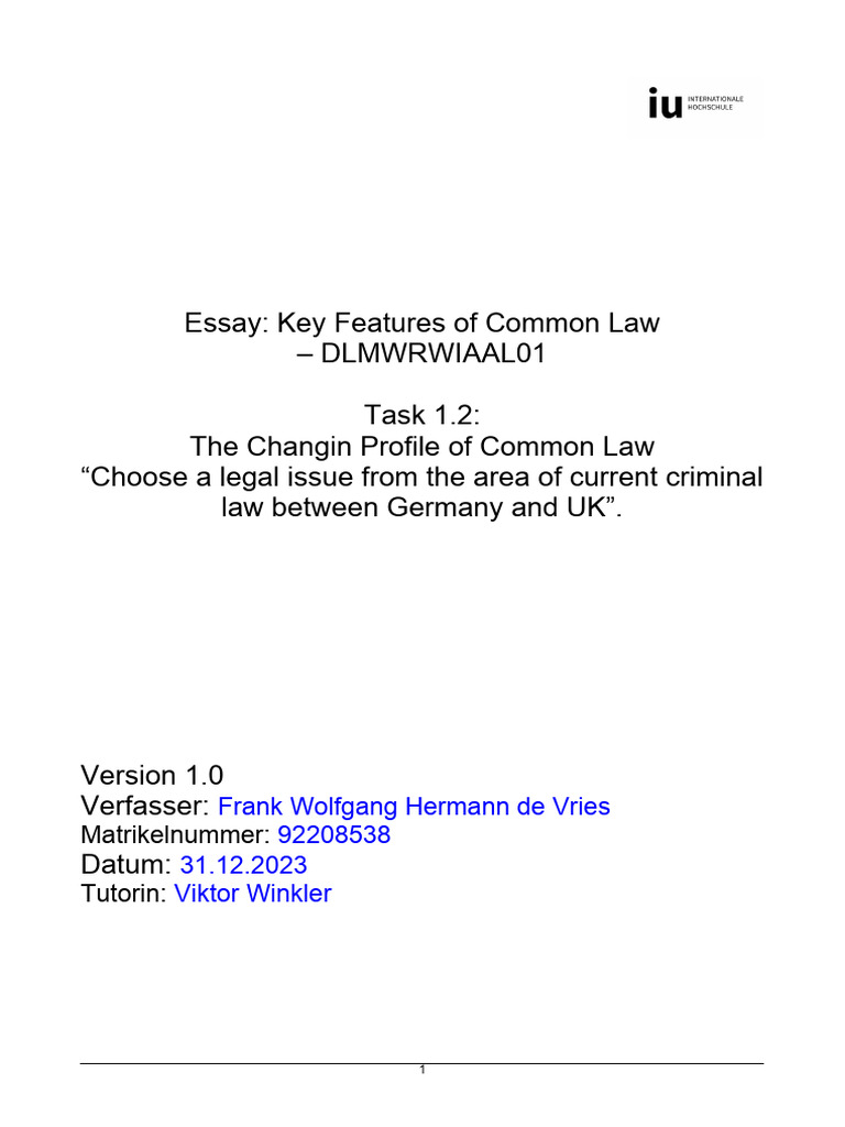 us common law pdf