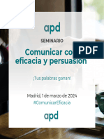 Seminario - Comunicar-Con-Eficacia - 1marzo - Madrid-1 APD