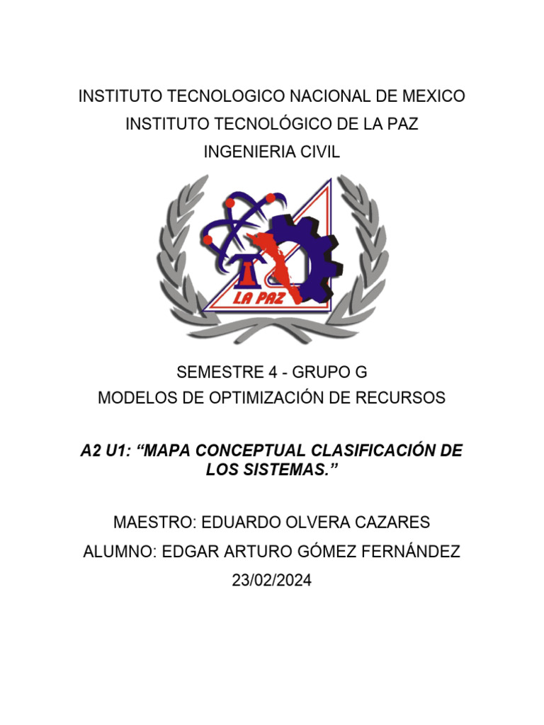 Mapa Conceptual de Clasificación de Sistemas | PDF | Sistema | Naturaleza