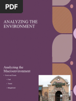 Analyzing The Environment