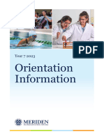 Year 7 Orientation Information