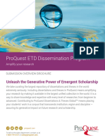 Brochure Etd Dissemination Program