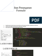 Latihan Penangan Formulir