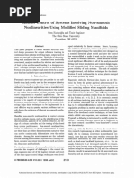 Robust Control of Systems Involving Non-Smooth Nonlinearities Using Modified Sliding Manifolds