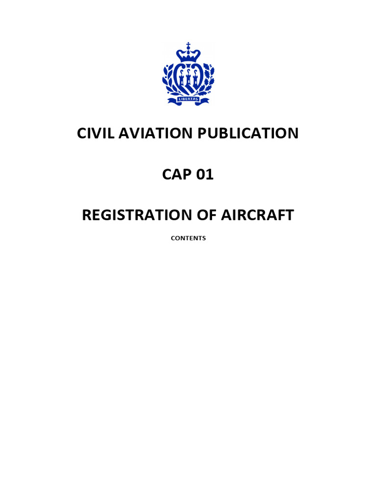 Aircraft Registration in San Marino | PDF | Federal Aviation ...