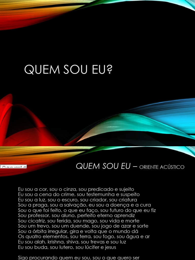 Quem Sou Eu | PDF