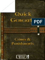 Quick Generator Crimes & Punishments