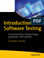 Introduction To Software Testing: A Practical Guide To Testing, Design, Automation, and Execution