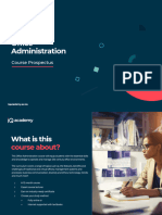 Iq Academy - Office Administration Short Course - Course Prospectus - 2021