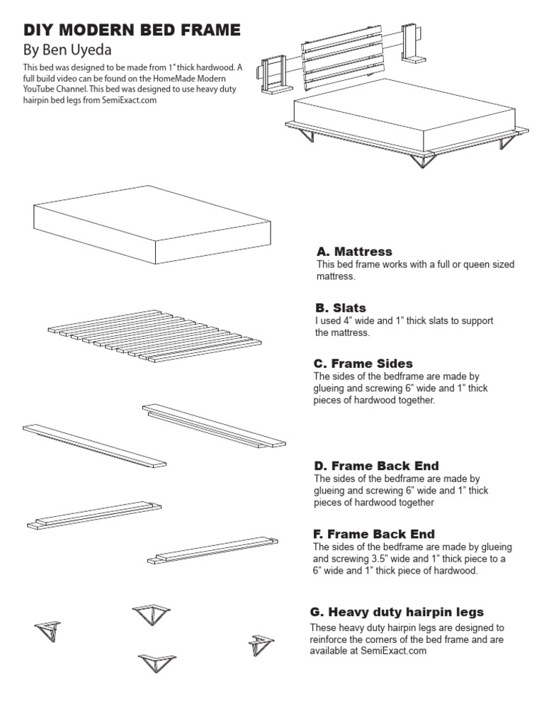DIYBed Plans | PDF