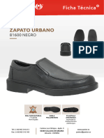 Ficha Tecnica - Zapato Urbano 81600 Negro - Ed20210729