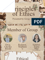 Group 11. Principles of Ethics