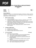 Fundamental of Electrical and Electronics Engineering