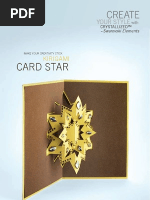 BeadCharm_KirigamiCardStar