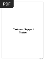 Customer Support System: Page - 26