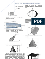 Serie Ejercicios 2 - Estatica - Centroides y Centros de Gravedad