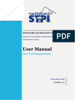 STPI-User-Guide For New Unit Registration