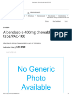 Albendazole 400mg chewable tabs_PAC-100