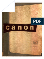 CANON - Nº 1 - Diciembre 1950