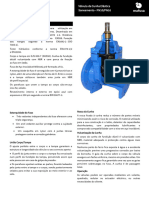 Válvula Cunha Elástica FL - Saneamento - PN10 - PN16 - Mafusa - FT