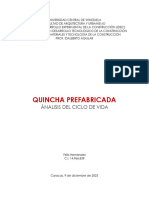 Informe ACV Quincha Prefabricada