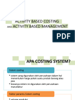 AM7 - ACTIVITY BASED COSTING